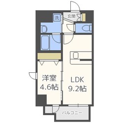 ハーヴェスト京町堀の物件間取画像